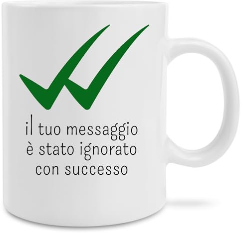 Hole Gadget Tazze Divertenti, Tazza Mug con Idee Regalo Divertente e Originali da Colazione o da The, Regali Simpatici per Sorella, Mamma, San Valentino, Uomo, Donna (Ignorato)