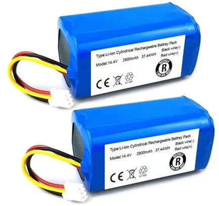 Batería De Aspiradora, Compatible Con Lirctroux C30B, Aspiradora Robot De 14,4 V, 6800 MAh/8800 MAh/9900 MAh/celda De Litio(2PCS)