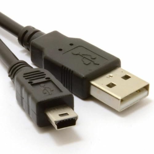 Mr.Gadget's Solutions MINI USB Cable Sync Charging Lead Type A to 5 Pin B Phone Charger 1 Meter