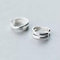 Criss Cross Einzelne Ohrklemme 925 Sterling Silber Ohrring A1451-1 Paar