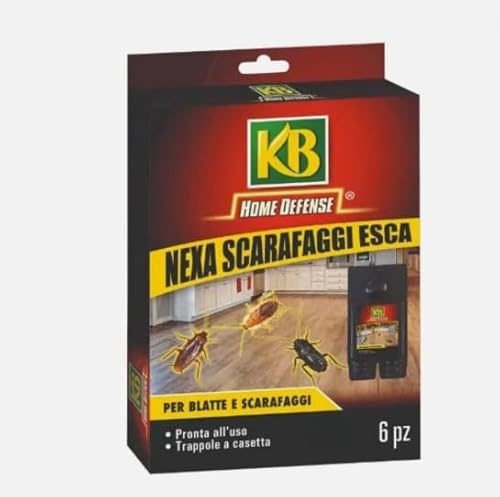 KB Home Defense Nexa Esca, Trappola per Scarafaggi e Blatte, 6 Pezzi
