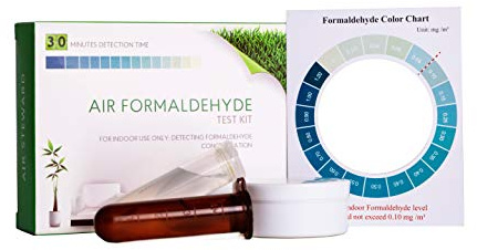 Air Formaldehyde (HCHO) DIY Test kit - Know What's in The Air That Surrounds You (Pack of 5)