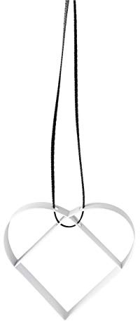 Stelton - Figura Ornament - Herz - Metall mit Farblackierung - Klein - W: 5cm x H: 5cm x Ø: 1,3cm
