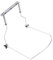 Dilwe Mundharmonika-Hals-Halter, Metall 10 Löcher, Hands Ständer, Verstellbare Zahnstange, Unterstützung um Hals für Mundharmonika