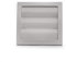 Vent Systems Tapa de ventilación blanca de 10 cm / 100mm para secadora y tubo de ventilación del baño. Rejilla blanca para exterior. Mantener alejados a los insectos, pájaros y roedores