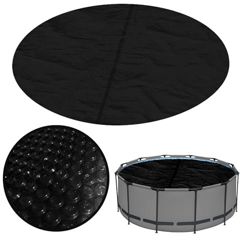 PoolSun Premium Solarplane Schwarz 400µm Diverse Größen (549cm rund)
