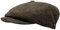 WEROR Herren Schiebermütze Flatcap Cap Mütze Fischgrät WEROR-322.1 (56-57, Braun)
