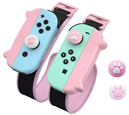 Just Dance Switch Lot de 2 bracelets pour contrôleur Joy-Cons 2021 2020 2019
