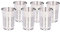 WG inc Stainless Steel Cups, 6-Pack, 12 Oz / 350 Ml, Metal Drinking Glasses - Reusable & Stackable Mirror Finish Steel Tumblers BPA Free - for Home, Kitchen, Restaurants, Dishwasher Safe