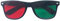 TOSSPER 1 Stück Rote Grüne Brille Brille Für Amblyopie Training Visual Funktion Testtraining Rote Und Grüne Glasse
