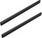 NANNAN0901 2 Pcs Solid Cabinet Pulls Aluminum Alloy Kitchen Cupboard Handle Furniture Wardrobe Door Handles Bedroom Drawer Hardware Handles Black, with Screws