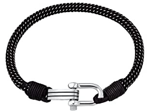 s.Oliver Armband Edelstahl Herren Armschmuck, 19+1 cm, Silber, Kommt in Schmuck Geschenk Box, 2033918