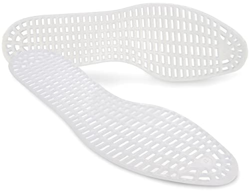 Survival Trekking Army Soldiers Shoe Insoles Plastic Grid Massaging Breathable Shoe Inserts (Size 12 UK / 46 EU)