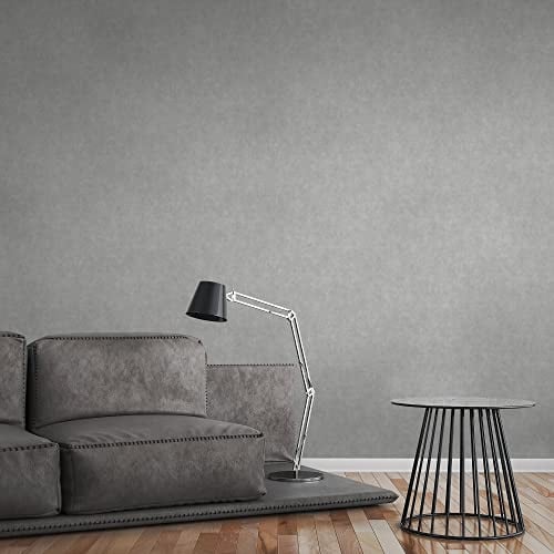 A.S. Création Plain Grey Terra 389222 Non-Woven Wallpaper 10.05 m x 0.53 m Made in Germany