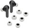 kwmobile 6X Ersatz In Ear Kopfhörer kompatibel mit JBL Live Pro 2 TWS - 3 Größen - Polster Ohrstöpsel In-Ear Ohrhörer - Weiß