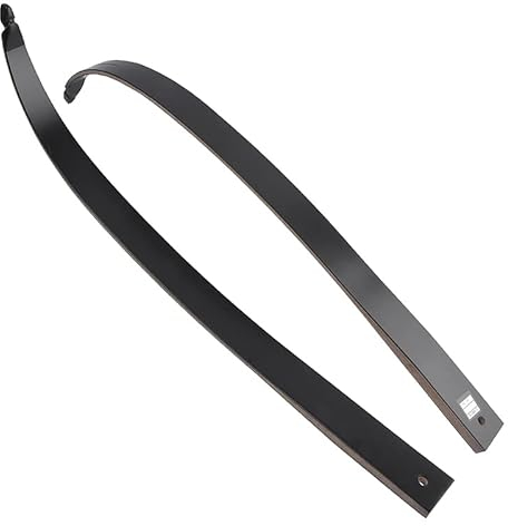 Bogenschießen 64 Takedown Recurve Bogen Set 30-55lbs Bogen und Pfeil Set Erwachsene Jagdbogen Sportbogen Langbogen Anfänger Bogen Rechtshänder (30lbs, nur Bogen wurfarm)