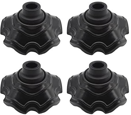Sharplace 4Pcs Moon Chair Leg Protectors Outdoor Chair Leg Tips Caps Reusable Replacement Replaceable Chair Feet Floor Protectors for Camping Gardens, 15mm