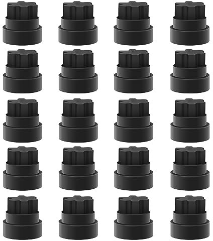 Rubber Grate Feet Part - Replacement for Thermador Bosch Range/Gas Cooktop-Compatible with Part Number 00618112, 00637940, 1999626, 617174, 618112, AH3478553, EA3478553, PS3478553-20 Pack