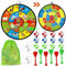 Rayong Dartscheibe Kinder 72cm Outdoor Wurfspiel Kinder Doppelseitiges Dartscheibe Kinder Brettspiele Toy Montessori Spielzeug Dart Board für Junge Mädchen Spielzeug Draußen