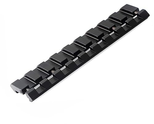 Paike 11 mm Schwalbenschwanz auf 20 mm Picatinny/Weaver Low Pro Snap-in-Schienenadapter, 9 Schlitze für holografisches Red Dot Reflex-Visier