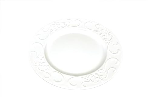 Nataluna MOD.099 SOTTOPIATTO Decorato 33cm Argent, Come da Foto
