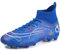 PiDaGlobal Fußballschuhe Herren High Top Spike Cleats Fussballschuhe Jugendliche Athletics Trainingsschuhe Professionelle Outdoor Sportschuhe Fußball Stiefel 37EU Blau