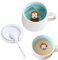Tasse Singe 3D En Céramique - Tasse à Café Avec Couvercle Et Cuillère, Figurine Animale Mignonne - Cadeau Pour Enfants Et Amateurs De Thé