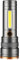 LED Taschenlampe aus Aluminium, Extrem Hell, USB-C Aufladbar, Zoombare Mini-Handlampe mit 4 Lichtmodi, Wasserdicht und auch als Powerbank Nutzbar - Perfekt für Camping, Wandern & Notfälle (Silber)