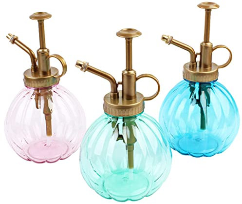 KONTONTY 3pièces Arrosoir Coloré Plastique De Arrosoirs Rétro pour Plantes Succulentes Vert Pratique Et Léger pour Jardinage à Domicile