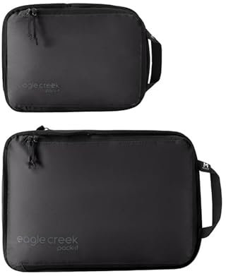 Eagle Creek Pack-It Specter Kompressions-Verpackungswürfel, langlebig, ultraleicht und wasserabweisend, Ripstop-Gewebe, Koffer-Organizer-Taschen für Kleidung und Ausrüstung, schwarz, isoliert, Größe