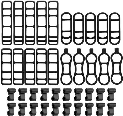 20 Stück Fahrradlicht Silikon Elastische Silikon Gummiband Fahrradlichthalterung Fahrrad Silikonband Fahrrad Taschenlampenhalterung Fahrrad Silikonband Mit Kleiner Haken für Mobiltelefone Lautsprecher