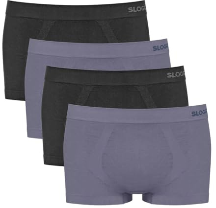 Sloggi - Men GO Smooth - Hipster Short/Pant - 4er Pack (XL Black Combination)