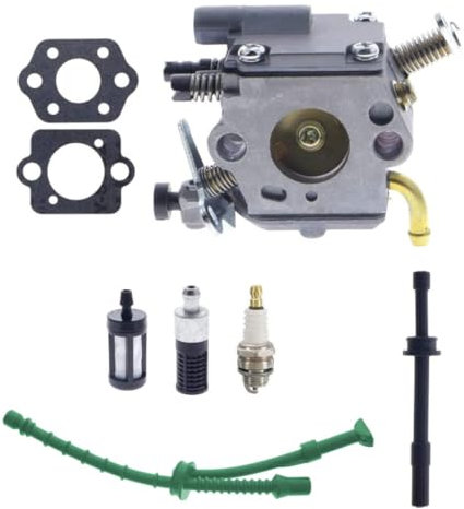 Carburetor 590460102 C1Q-S126B CARBURADOR Compatible con STIHL MS200 MS200T 020T MS 200 MS 200T Motores de Motosierra con 1129 350 3600 NE 1129 120 1602 Kit de Filtro de Aire