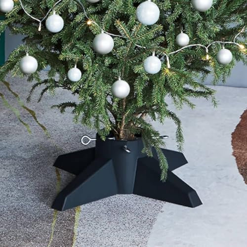 albero di natale 210 cm super folto,albero di natale slim 210 cm,Base per Albero di Natale Verde 55,5x55,5x15 cmAdatto per camera da letto, soggiorno, patio, Natale