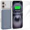 FLSTOR Battery Case for iPhone 16, 7000mAh Portable Rechargeable Charging Case Compatible with iPhone 16(6.1 inch) with Screen Protector, Up to 1.5X Battery Life, Data-sync Supported, Blue