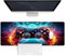Mauspad 800x300mm Gaming Mousepad, Mouse Pad mit Vernähte Kanten Wasserdicht Anti-Rutsch für PC-Büro, Arbeit, Gaming, Studium, Laptop, Computer verbessert Präzision und Geschwindigkeit(Stil-D)