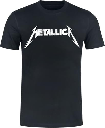 Metallica Textured Logo - Heavyweight Männer T-Shirt schwarz