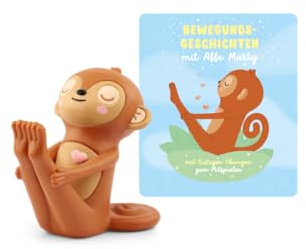 tonies Hörfigur für Toniebox, Bewegungsgeschichten mit AFFE Marty Mit lustigen Übungen zum Mitspielen, Hörspiel für Kinder ab 3 Jahren, Spielzeit ca. 50 Minuten