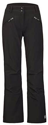 Killtec Damen Nynia Ski Softshell Hose, schwarz, 46 (2XL)