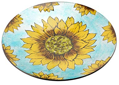 CGB Giftware | Sunflower Glass Large Glass Bowl