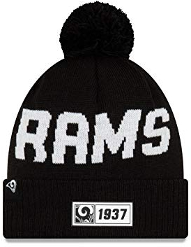 New Era Sideline Road 2019 Bommel Mütze Los Angeles Rams