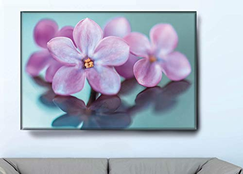 VFV Folien- und Werbetechnik Keilrahmenbild- Orchidee - Moderne Wandbilder Leinwandbilder als Wanddekoration Wohnzimmer Deko (B 120 cm x H 40 cm)