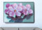 VFV Folien- und Werbetechnik Keilrahmenbild- Orchidee - Moderne Wandbilder Leinwandbilder als Wanddekoration Wohnzimmer Deko (B 120 cm x H 40 cm)