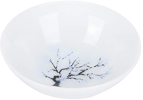 Température Changement Couleur Bol, Japonais Sakura Blossom Tasse Céramique Sensible Chaleur Changement Magique Fleur Porcelaine Bol Soupe Sauce Plats Service Soju Vin Tasse(Sakura B)