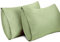 Lirex 2er Pack Kissenbezug 50 x 75 cm - 100% Baumwolle Kissenbezüge-Anthrazit-Kissenhülle-Hypoallergen, Oeko-TEX Zertifiziert, Grün