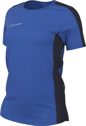 NIKE Women's W NK DF ACD23 TOP SS T-Shirt, Royal Blue/Obsidian/White, M