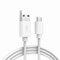 CABLEPELADO Micro-USB-Kabel zum Synchronisieren und Laden | Datenübertragung 480 Mbit/s | kompatibel mit Samsung, HTC, Sony, Motorola, LG, Nokia, Kindle, PS4, Xbox One | Weiß | 3 Meter