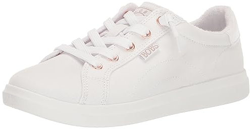 Skechers Bobs Women's 114453 Sneaker, White, 9.5