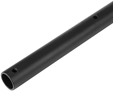 7/8 Zoll 22MM Motorrad Retro Bend Lenker Griff Bar Schwarz Silber (Schwarz)