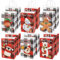 12PCS Weihnachtsgeschenktaschen 6 verschiedene Arten Taschen kraftpapiertaschen mit Griffen Weihnachts Taschen mit Weihnachtsdrucken für Weihnachtsgeschenkverpackung Weihnachtsfeierzubehör